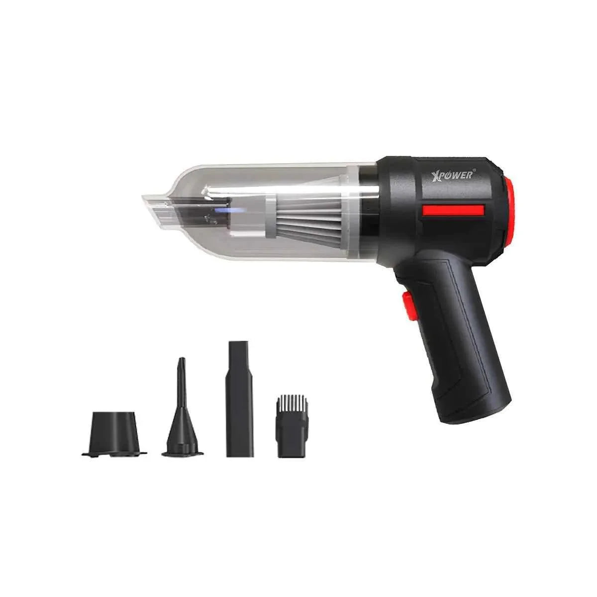 XPower Mini Wireless Vacuum Cleaner 4000mAh Battery - Black XPower Mini Wireless Vacuum Cleaner 4000mAh Battery - Black